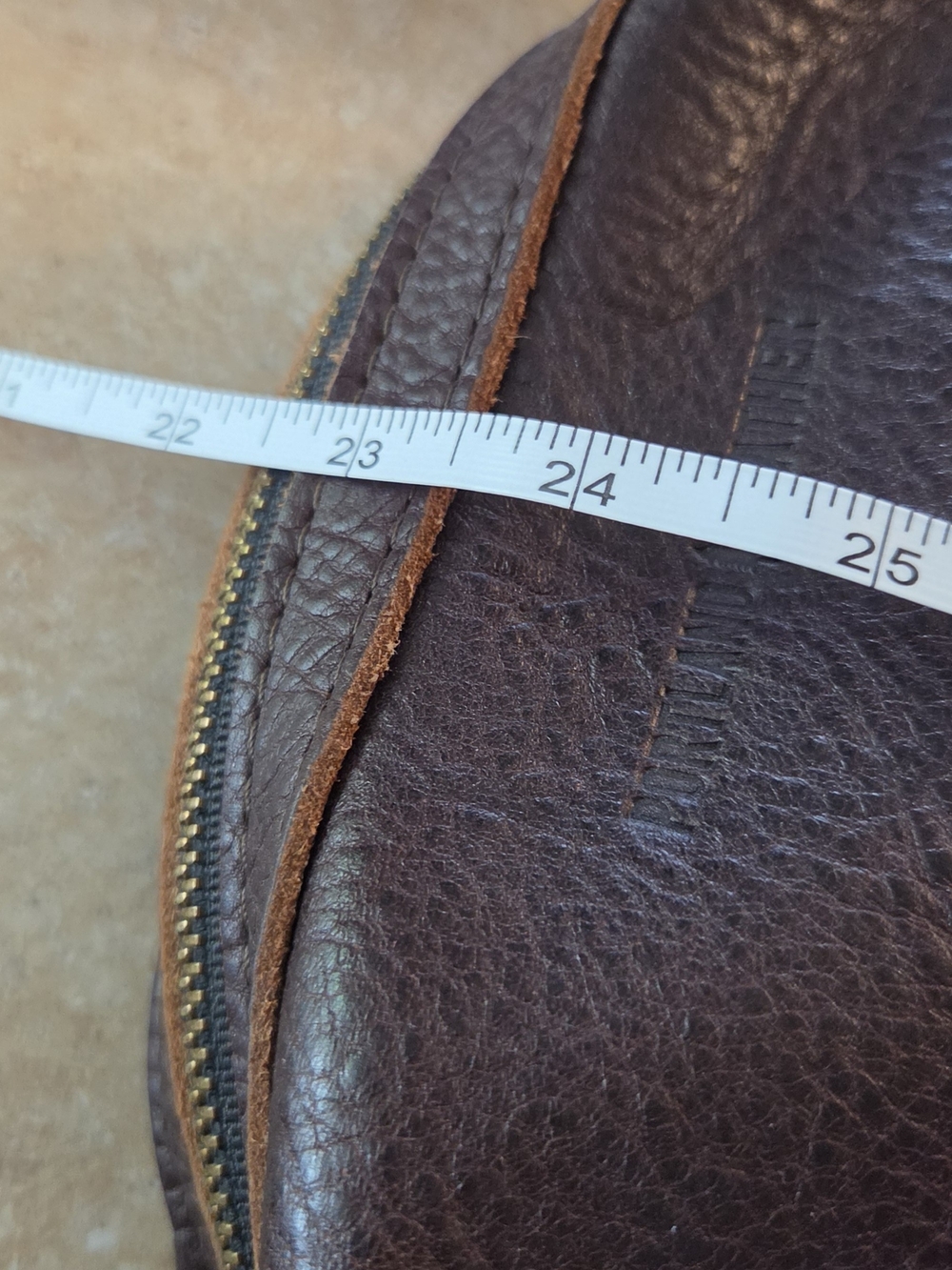 Portland Leather Goods Camera Bag Style Crossbody In Cold Brew - Picture 12 of 16